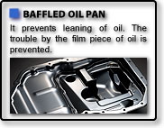 BAFFLED OIL PAN BAFFLED OIL PAN