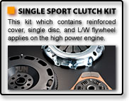 SINGLE SPORT CLUTCH KIT SINGLE SPORT CLUTCH KIT