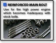 REINFORCED MAIN CAP BOLT REINFORCED MAIN CAP BOLT