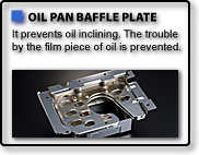 OIL PAN BAFFLE PLATE OIL PAN BAFFLE PLATE